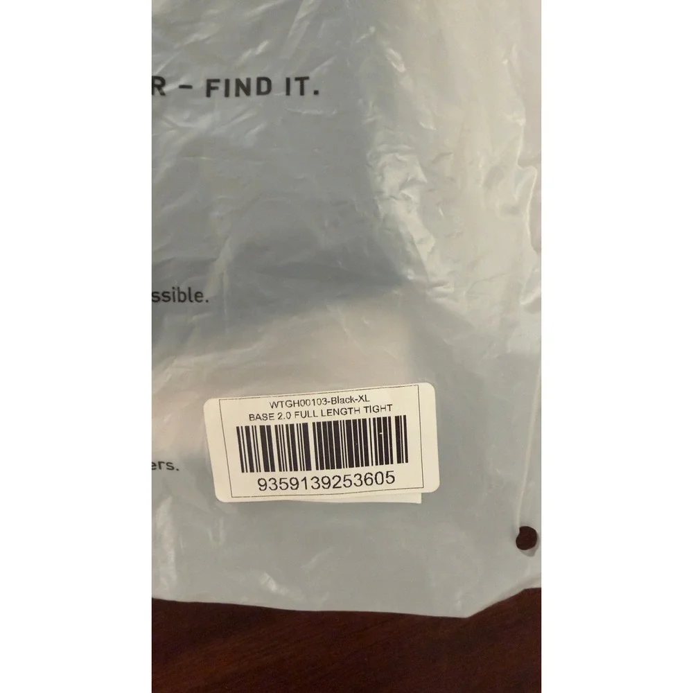 LSKD Base 2.0 Full Length Legging Black XL WTGH00103-Black NWT NEW